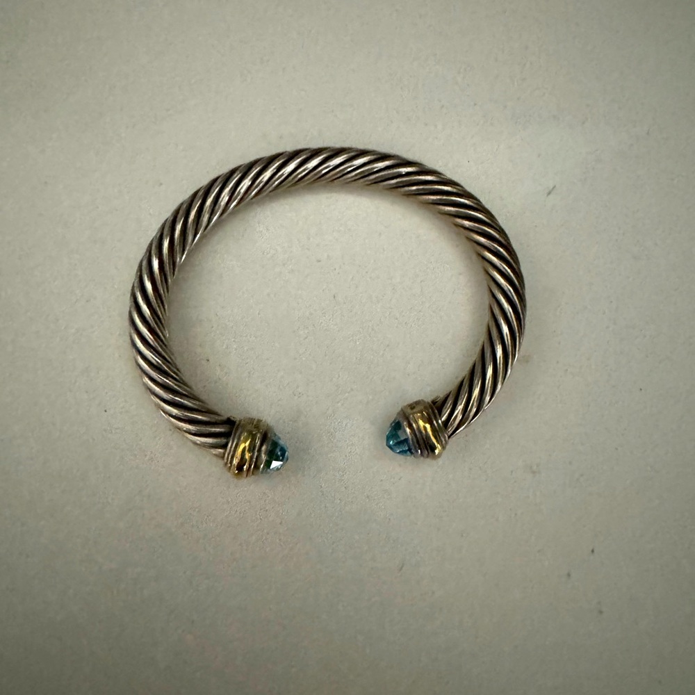 David Yurman Topaz Cuff Bracelet, stunning!